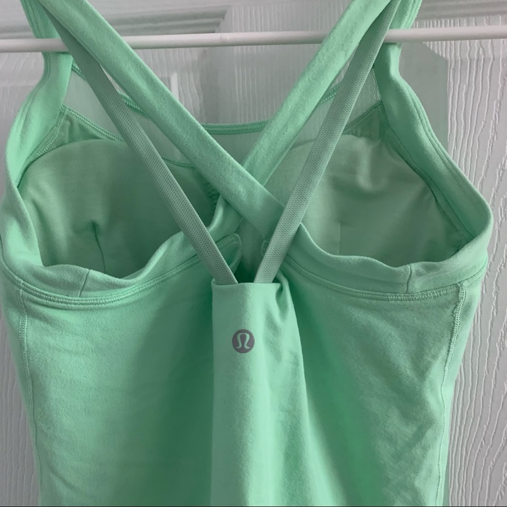 Teal LuluLemon Top